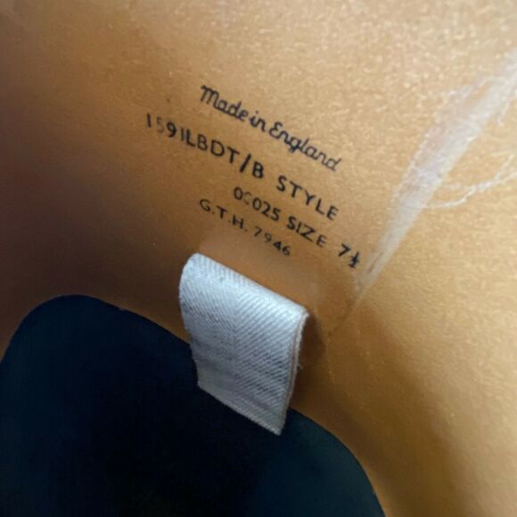 Marlborough Riding Boots Women's US SZ 8.5 UK size 7.5 Black Leather Knee High - Picture 10 of 12